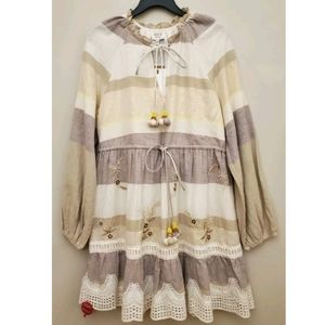 Hemant & Nandita Mana Mixed Media Dress